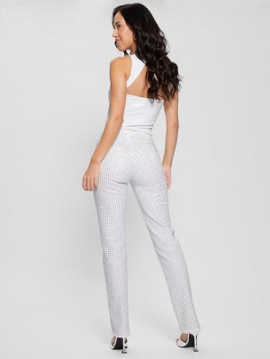 Guess 1981 Rhinestone Straight Jeans Multi | GUESS-SN26501