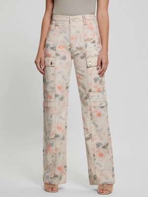 Guess 80s Denim Cargo Pants Roz | GUESS-SN26643