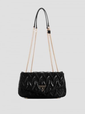 Guess Adelard Convertible Crossbody Negrii | GUESS-SN28839