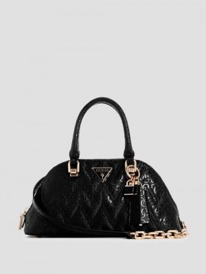 Guess Adelard Dome Satchel Negrii | GUESS-SN29261