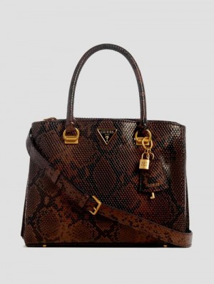 Guess Ales Girlfriend Satchel Maro | GUESS-SN28774