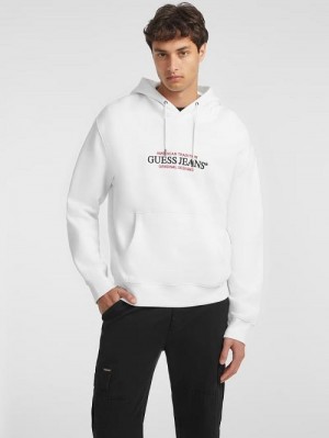 Guess American Tradition Hoodie Albi | GUESS-SN31503