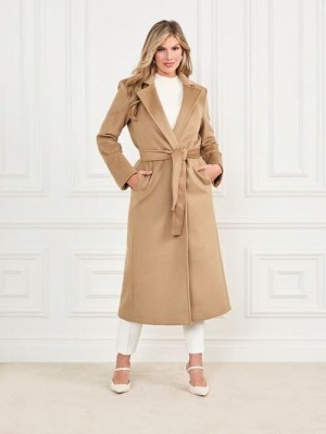 Guess Annie Wool Coat Maro | GUESS-SN28000
