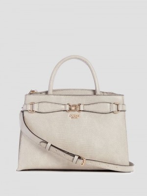Guess Arlena Lizard Girlfriend Satchel Maro | GUESS-SN28705
