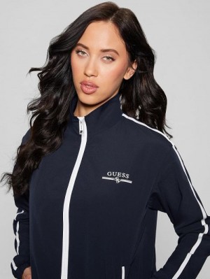 Guess Arleth Full-Zip Jacket Albastri | GUESS-SN27811