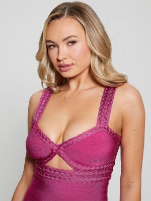 Guess Ashlee Braided Bandage Dress Roz | GUESS-SN26879