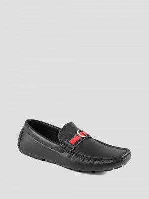 Guess Aurolo G Logo Driving Loafers Negrii | GUESS-SN31908