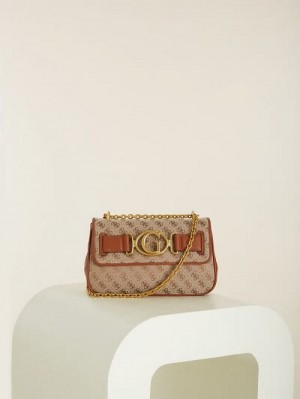 Guess Aviana Convertible Crossbody Maro | GUESS-SN28749