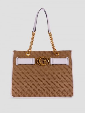 Guess Aviana Tote Violet | GUESS-SN29350