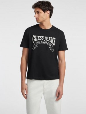 Guess Banner Tee Negrii | GUESS-SN30515