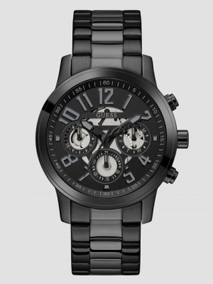 Guess Black Multifunction Watch Negrii | GUESS-SN31661