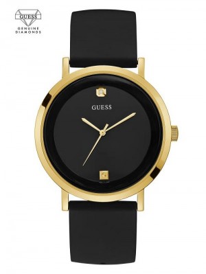 Guess Black and Gold-Tone Analog Watch Negrii | GUESS-SN30006