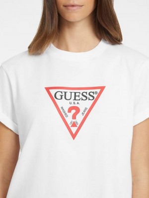 Guess Boxy Iconic Tee Albi | GUESS-SN27142
