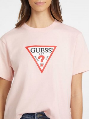 Guess Boxy Iconic Tee Roz | GUESS-SN27115