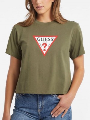 Guess Boxy Iconic Tee Verzi | GUESS-SN27322