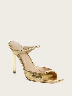 Guess Brielle Satin Sandal Aurii | GUESS-SN29813