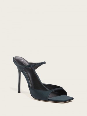 Guess Brielle Satin Sandal Verzi | GUESS-SN29743