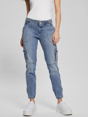 Guess Cadet Cargo Jeans Albastri | GUESS-SN26605
