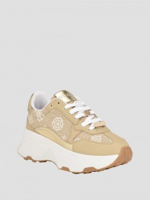 Guess Calebb Peony Sneakers Maro | GUESS-SN29525