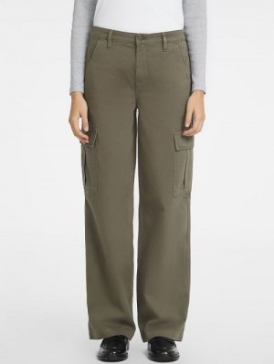 Guess Cargo Chino Pants Verzi | GUESS-SN28216