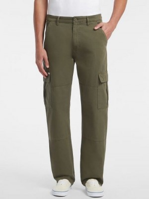 Guess Cargo Chinos Verzi | GUESS-SN31421