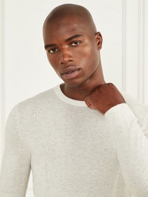 Guess Cashmere-Blend Crewneck Sweater Albi | GUESS-SN30928