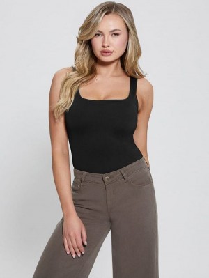 Guess Charlotte Tank Top Negrii | GUESS-SN27542