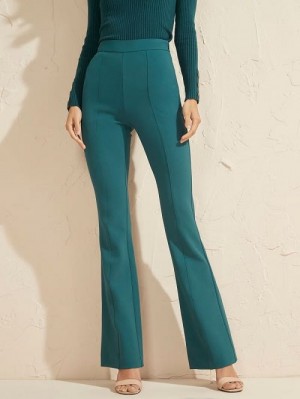 Guess Chloe Flared Pant Albastri | GUESS-SN28278