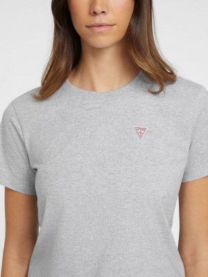Guess Classic Mini Triangle Tee Gri | GUESS-SN27155