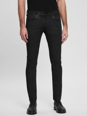 Guess Coated Skinny Jeans Negrii | GUESS-SN30439