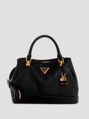 Guess Cosette Luxury Satchel Negrii | GUESS-SN28836