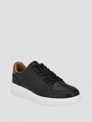 Guess Creed Quattro G Sneakers Negrii | GUESS-SN31887