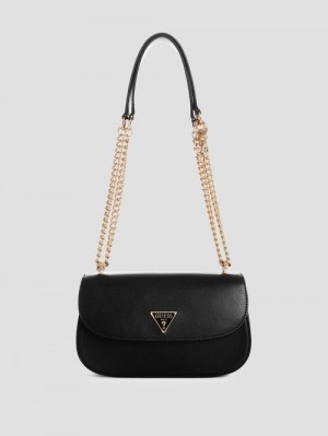 Guess Daryna Convertible Crossbody Negrii | GUESS-SN29016
