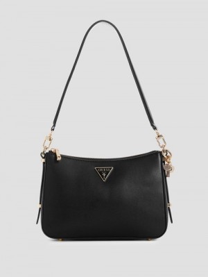 Guess Daryna Top-Zip Shoulder Bag Negrii | GUESS-SN29060