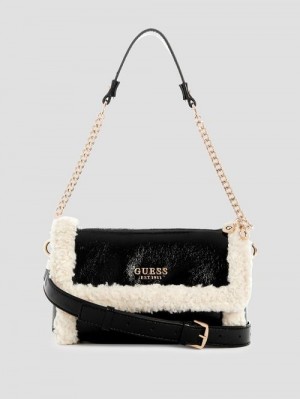 Guess Davika Shoulder Bag Negrii | GUESS-SN29054