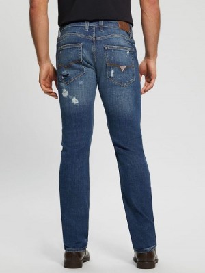Guess Davis Straight Denim Jeans Albastri | GUESS-SN30399