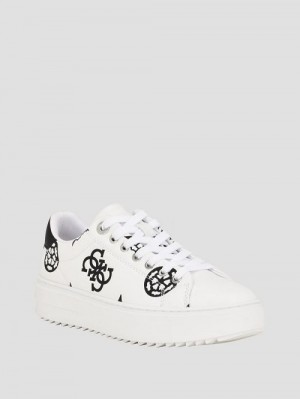 Guess Denesa Peony Low-Top Sneakers Albi | GUESS-SN29500
