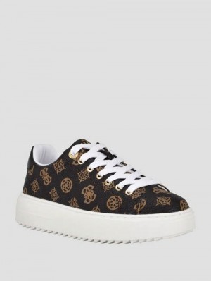 Guess Denesa Peony Low-Top Sneakers Maro | GUESS-SN29563