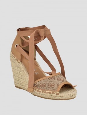 Guess Diandra Espadrille Wedges Maro | GUESS-SN29750