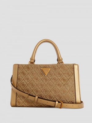 Guess Dili Small Satchel Maro | GUESS-SN28698