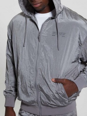 Guess Dionigi Zip-Up Jacket Gri | GUESS-SN31586
