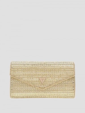 Guess Dofy Crystal Baguette Bag Aurii | GUESS-SN28825