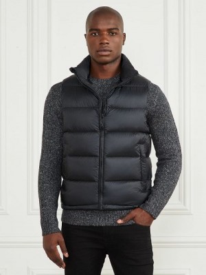 Guess Down Puffer Vest Albastri | GUESS-SN30793