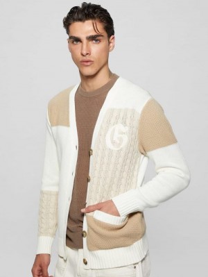 Guess Duncan Ivy Patchwork Cardigan Albi | GUESS-SN30973