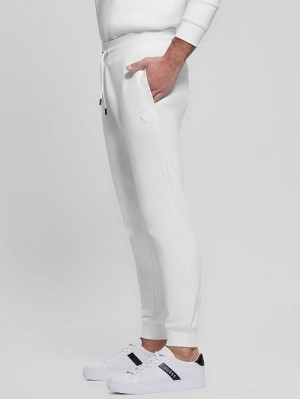 Guess Eco Aldwin Logo Pants Albi | GUESS-SN31429