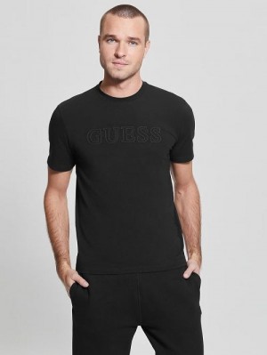 Guess Eco Alphy Tee Negrii | GUESS-SN30465