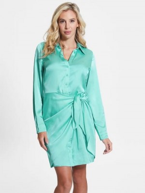 Guess Eco Alya Dress Albastri | GUESS-SN26778