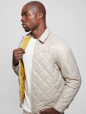 Guess Eco Anchise Quilted Jacket Bej | GUESS-SN30864