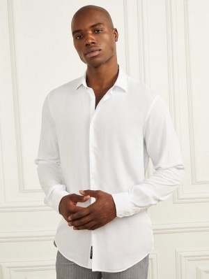 Guess Eco Benny Shirt Albi | GUESS-SN31144