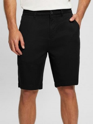 Guess Eco Bowie Shorts Negrii | GUESS-SN31348
